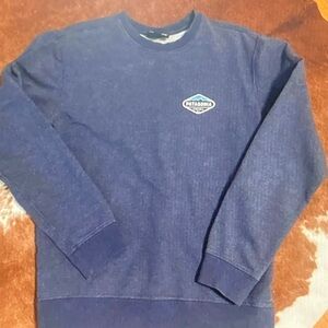 Patagonia Men's Heathered Navy Crewneck Sweater